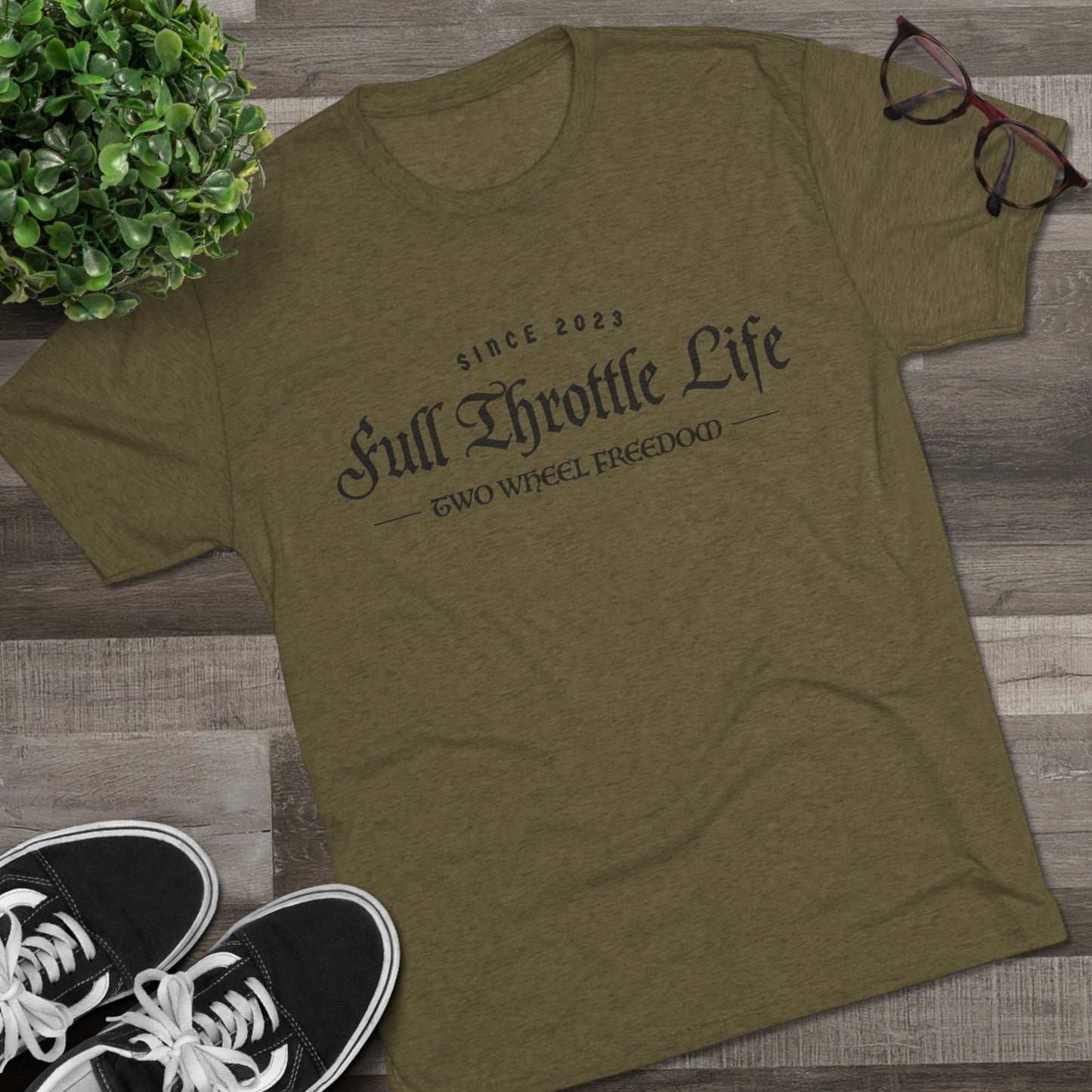 Full Throttle Life Unisex Tri-Blend Crew Tee