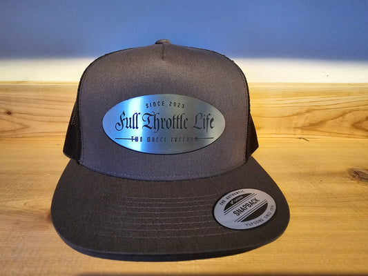 Flat Bill Metal Patch Hat